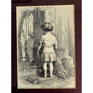 THOMAS / CHRISTMAS NAST Santa Claus Can't Say That I've Forgotten Anything Print